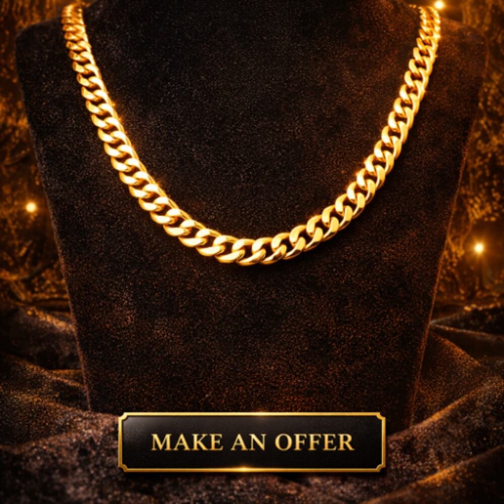 Men's Jewels By Park Lane Mark Anthony 20" Gold Tone Curb Link Chain NEW
